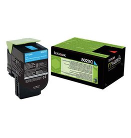 Lexmark Lexmark 802XC (80C2XC0) toner cyan 4K return (original)