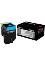 Lexmark Lexmark 70C0X20 toner cyan 4000 pages (original)