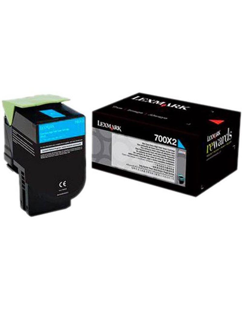 Lexmark Lexmark 70C0X20 toner cyan 4000 pages (original)