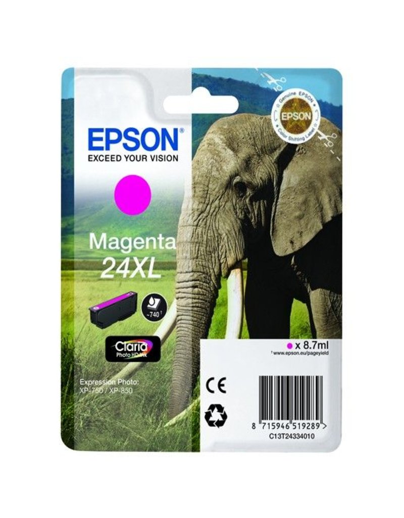 Epson Epson 24XL (C13T24334012) ink magenta 740 pages (original)