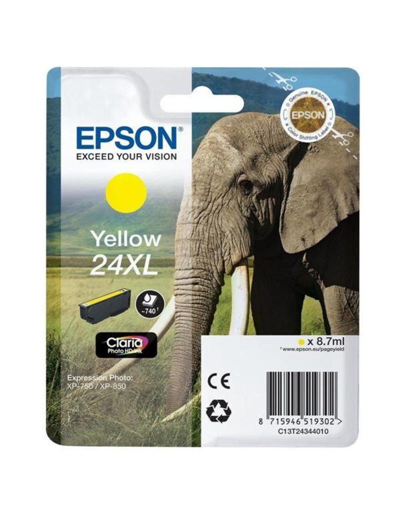 Epson Epson 24XL (C13T24344012) ink yellow 740 pages (original)