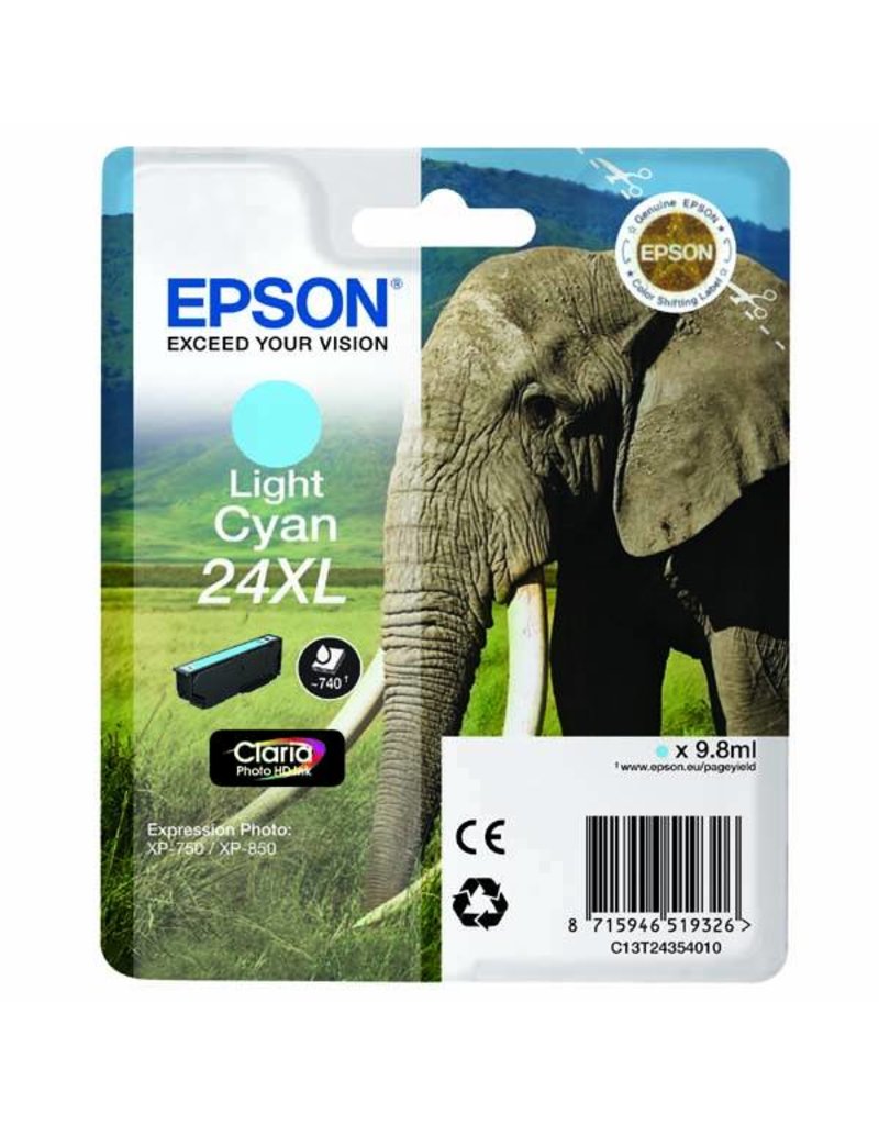 Epson Epson 24XL (C13T24354012) ink light cyan 740p (original)