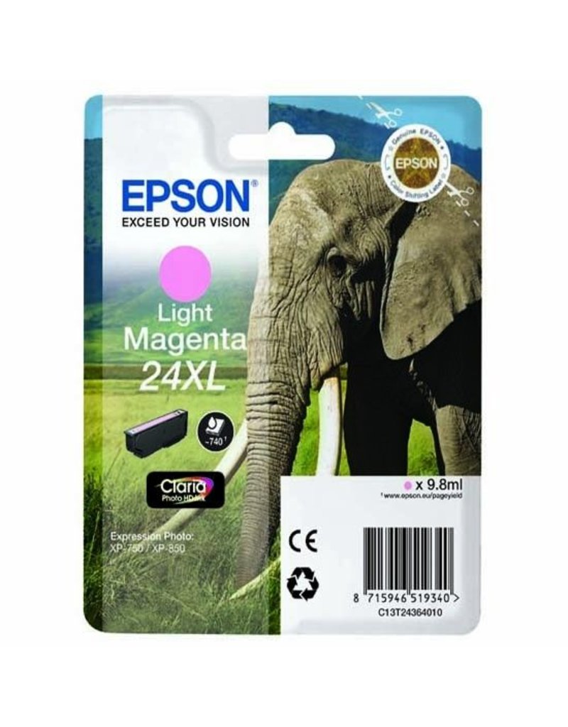 Epson Epson 24XL (C13T24364010) ink light magenta 740p (original)