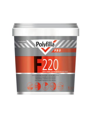 Polyfilla Pro F220 Lichtgewicht vulmiddel