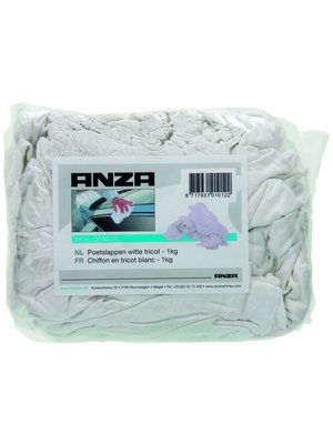 Anza Poetslap witte tricot