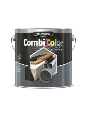 Rust-Oleum CombiColor Multi-Surface Zijdeglans Zwart RAL 9005