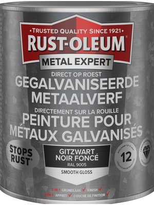 Rust-Oleum MetalExpert Gegalvaniseerde Metaalverf RAL 9005