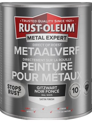 Rust-Oleum MetalExpert DIRECT OP ROEST METAALVERF - SATIN - RAL9005