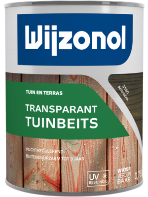 Wijzonol Transparant Tuinbeits 3160 Antraciet