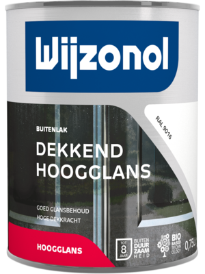 Wijzonol Dekkend Hoogglanslak RAL 9016