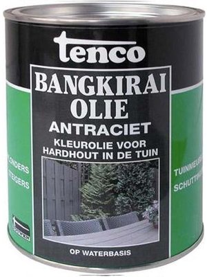 Tenco Bangkirai Olie Antraciet