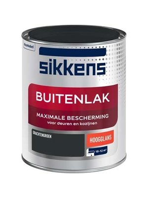 Sikkens Buitenlak Hoogglans GRACHTENGROEN Q0.05.10