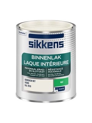 Sikkens Binnenlak MAT RAL 9010