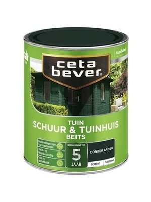 Cetabever Dekkend Schuur & Tuinhuis Beits DONKER GROEN 605