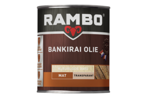 Rambo Bankirai Olie Transparant 0000 Kleurloos