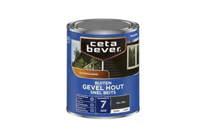 Cetabever Gevel Hout Snel Beits Dekkend Zwartgrijs RAL 7021