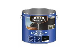 Cetabever Gevel Hout Snel Beits Dekkend Zwart