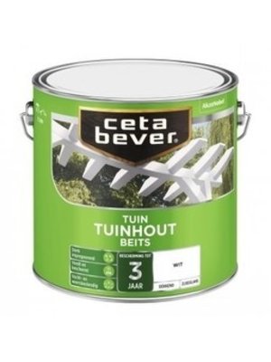 Cetabever Dekkende Tuinhout Beits Wit