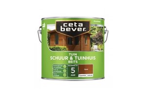 Cetabever Transparante Schuur & Tuinhuis Beits Zijdeglans Teak