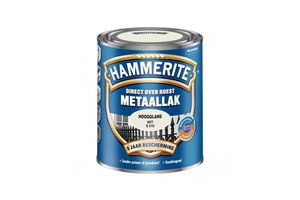 Hammerite Metaallak Hoogglans Wit