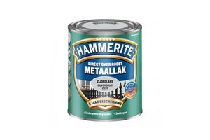 Hammerite Metaallak Zijdeglans Zilver Grijs