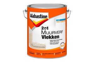 Alabastine 2In1 Muurverf Vlekken Wit