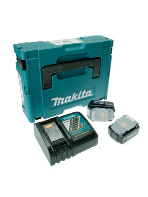 Makita 197952-5 18V LXT Li-Ion accu starterset (2x 3.0Ah accu) + snellader in Mbox