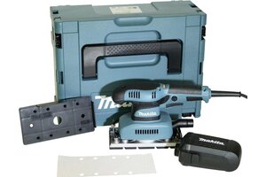 Makita BO3711J Vlakschuurmachine in Mbox - 190W - 93 x 185mm