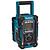 Makita DMR301 10,8-18V Li-Ion accu bouwradio - bluetooth -dab+ - werkt op netstroom & accu