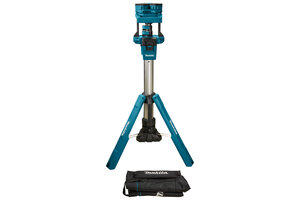 Makita NLADML814 14.4V - 18V Li-Ion accu bouwlamp op statief - 3 spots - 100-220cm - 3000 lumen