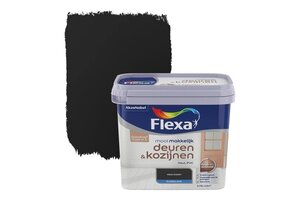 Flexa Mooi Makkelijk Deuren & Kozijnen Zijdeglans Zwart 750ml