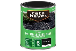 Cetabever palen & bielzen zwarte teer