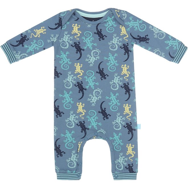 Charlie Choe Baby Jongens Pyjama Blauw Hagedis