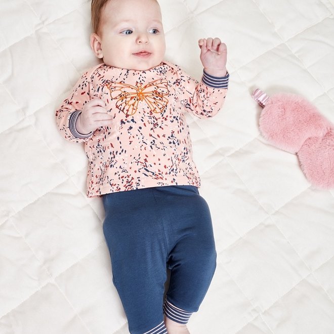 Charlie Choe Baby Girl Pyjama Set Pink Blue