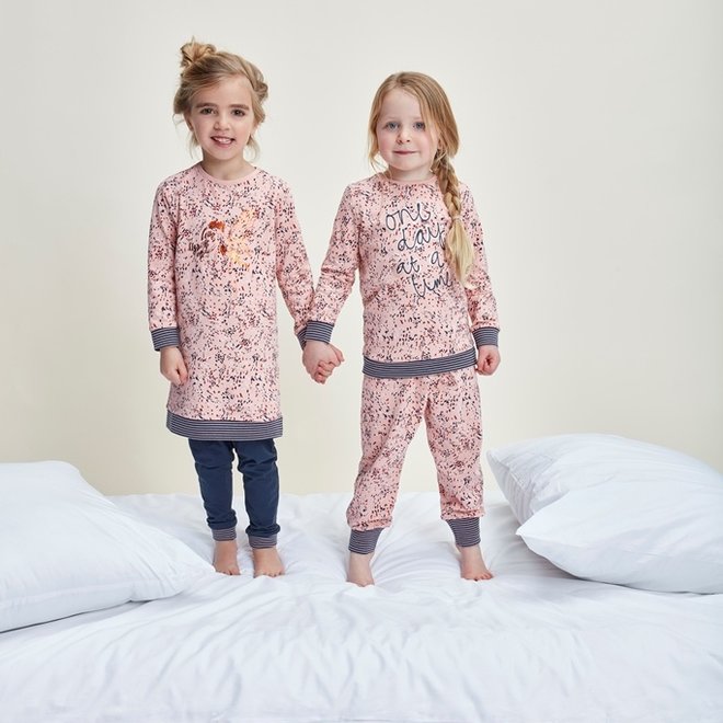 Charlie Choe Baby Mädchen Pyjama Set Rosa