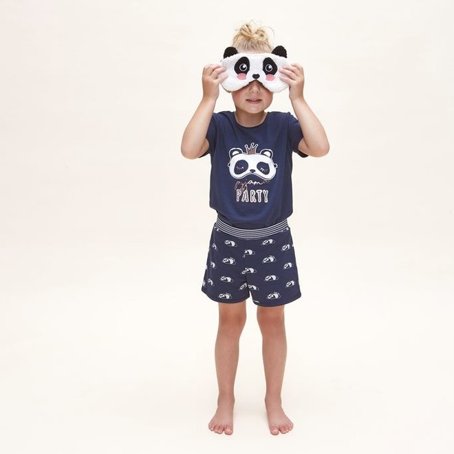 Charlie Choe Girls Indigo Blue Pyjamas - Family theme