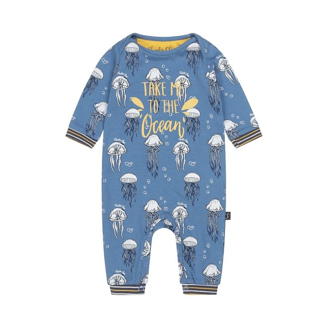 Charlie Choe Baby Boy Pyjamas Blue Jellyfish