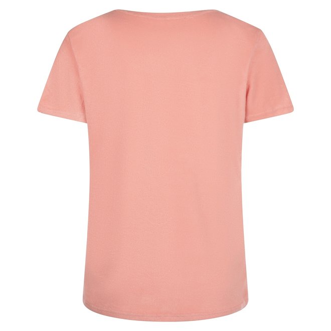 Charlie Choe Ladies Pyjama T-shirt Pink Terry