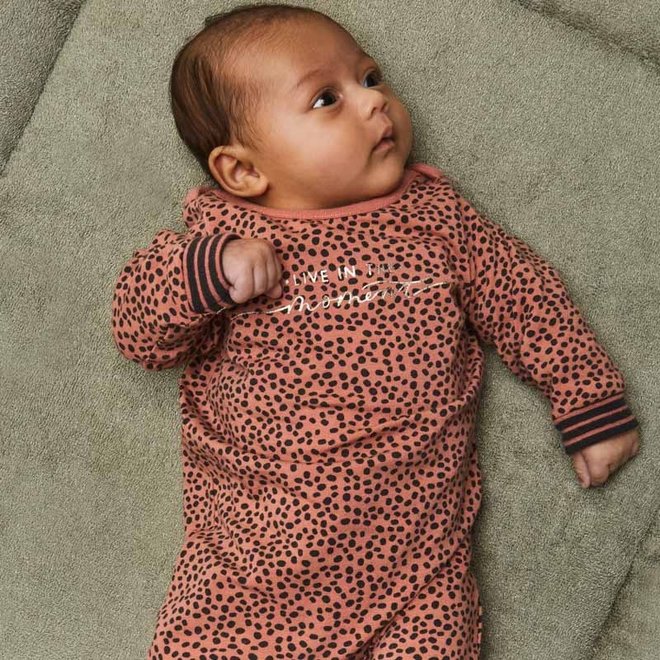 Charlie Choe Baby Meisjes Pyjama Oudroze Stippen
