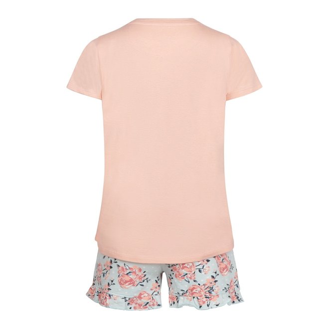 Simply Charlie Meisjes Pyjama Shortama Roze Roos