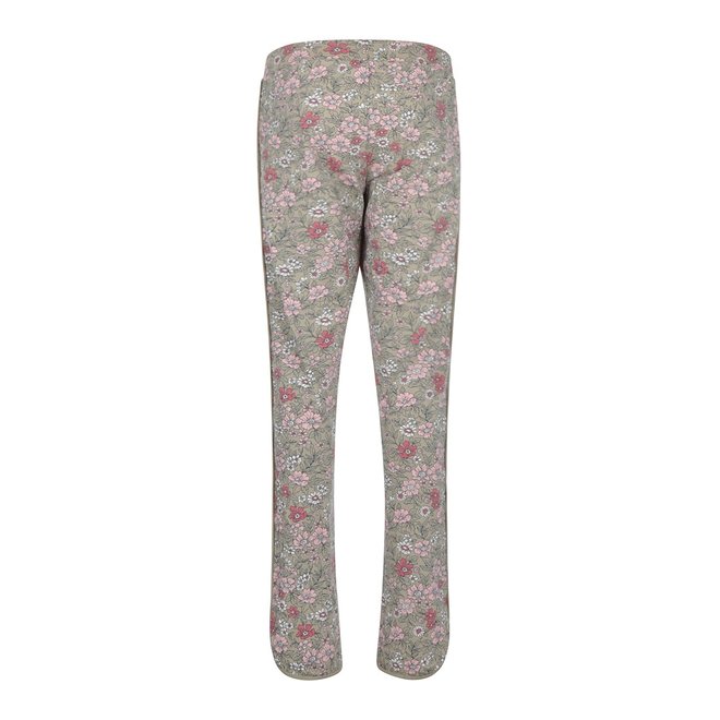 Charlie Choe Dames Pyjamabroek Faded Groen Bloemen