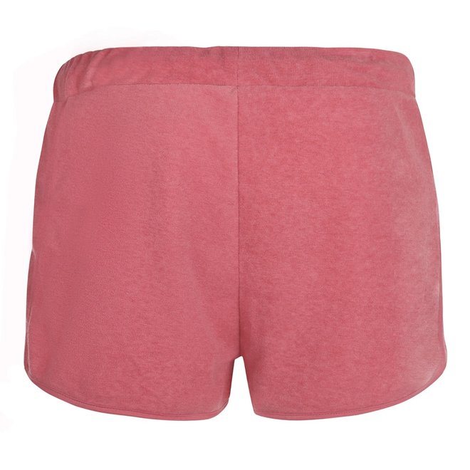 Charlie Choe Dames Pyjama Short Donkerroze Badstof