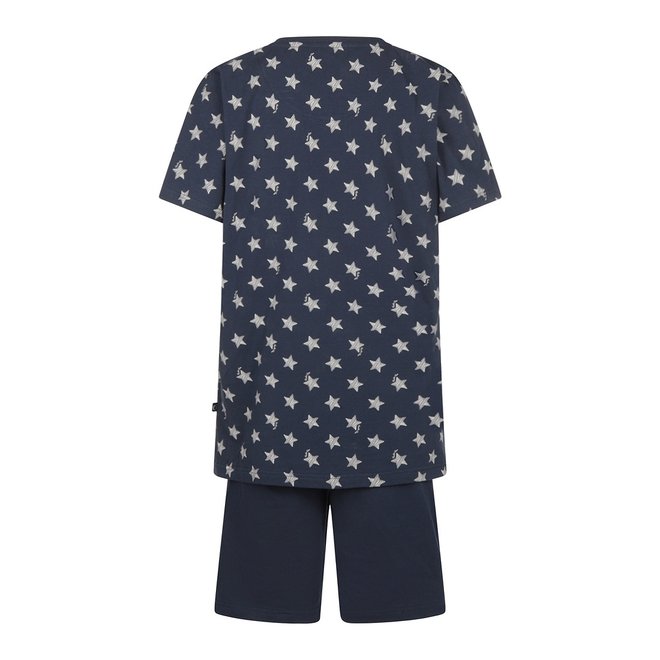 Charlie Choe Men Pyjama Short Set Dark Blue Stars