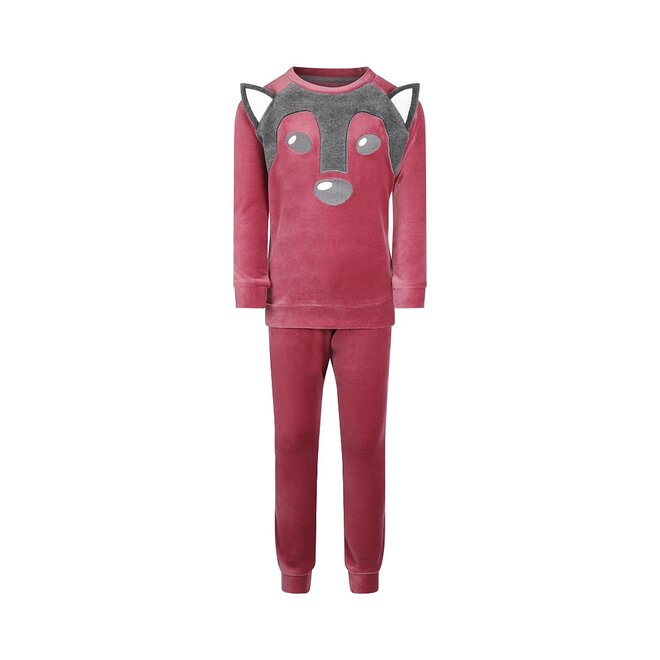 Charlie Choe Girls Pyjamas Homewear Set Cassis Velours