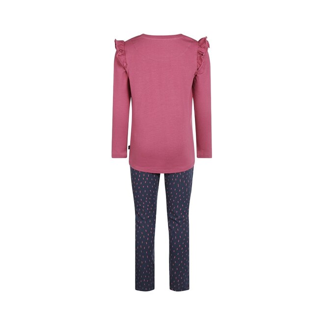 Charlie Choe Meisjes Pyjama Set Cassis Donkerblauw