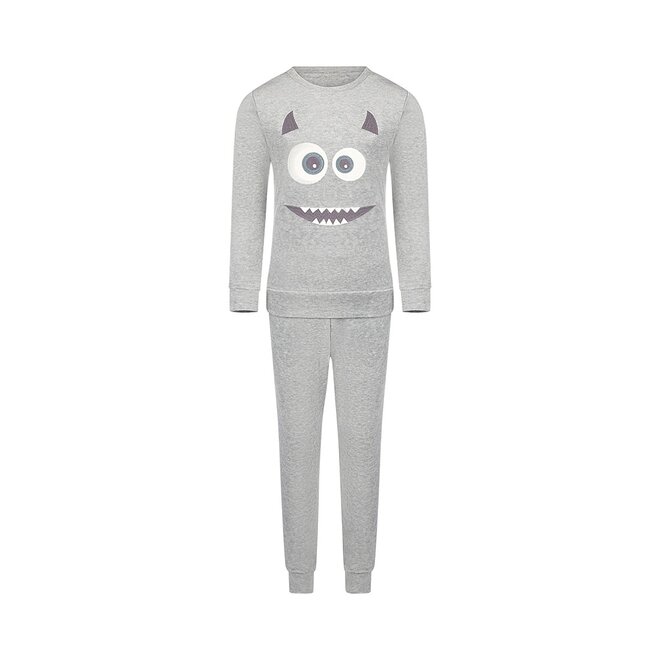 Charlie Choe Jungen Schlafanzüge Homewear Set Velour Grau