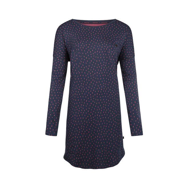 Charlie Choe Ladies Nightshirt Bigshirt Dark Blue Cassis