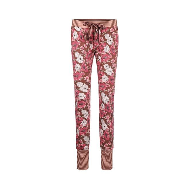 Charlie Choe Ladies Pyjama Trousers Brown Poppy