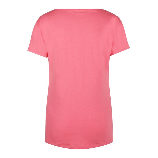 Charlie Choe Dames Pyjama T-shirt Roze