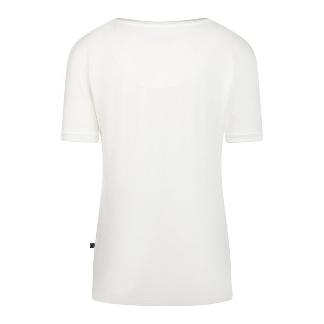 Charlie Choe Damen-Pyjama-T-Shirt Off-white